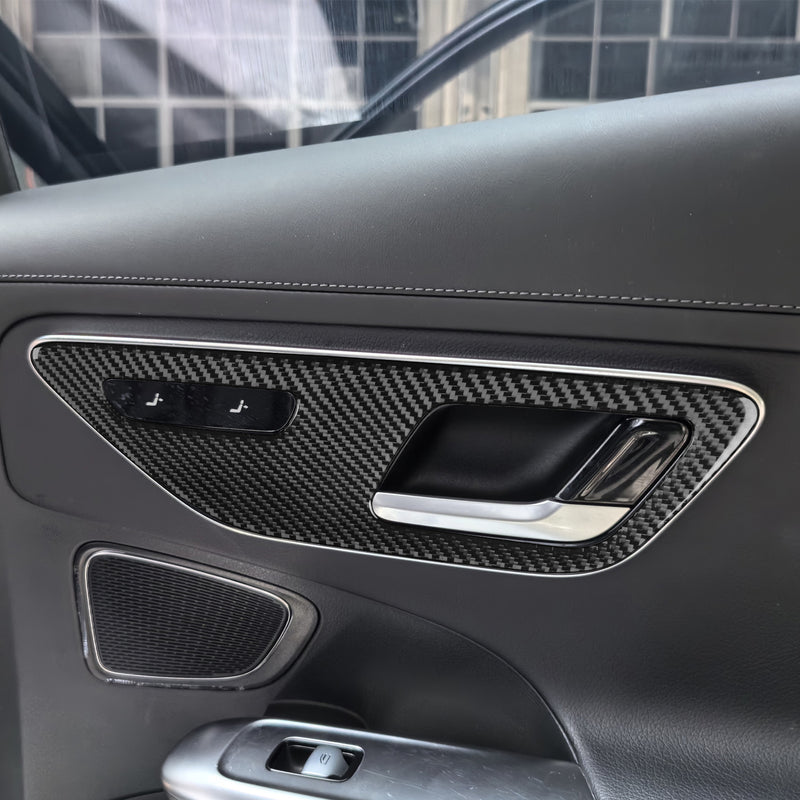 WXZOS Genuine Carbon Fiber Seat Adjustment Button Trim for Benz W254 GLC 2023-2024