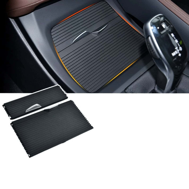 WXZOS Center Console Cup Holder Sliding Cover Slat Cover for BMW X2 F39 2017-2022