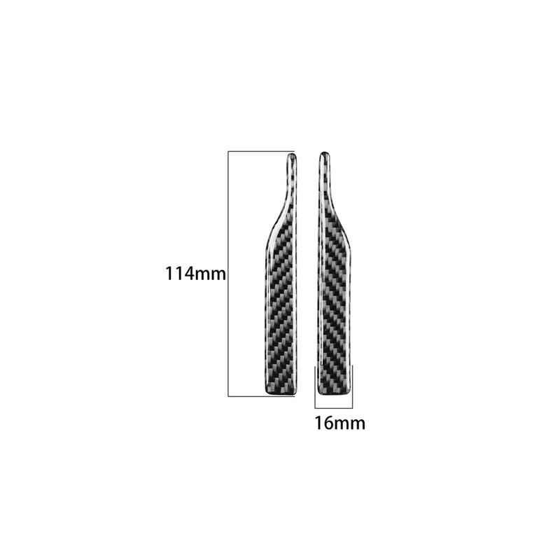 WXZOS Genuine Carbon Fiber Rear View Mirror Anti-Collision Sticker for BMW 2012-2018