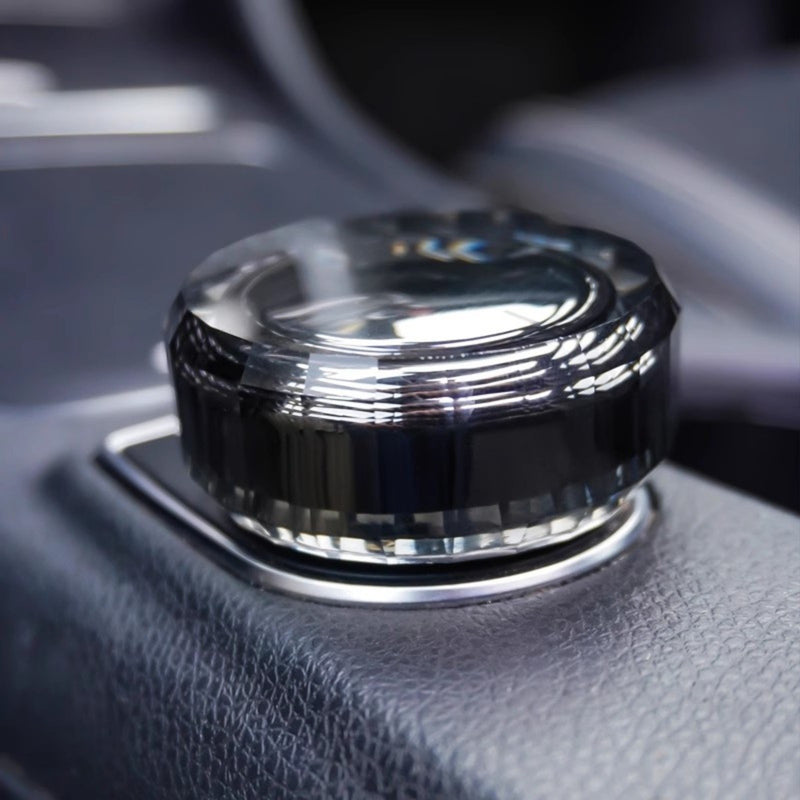 WXZOS COMAND Controller Knob Crystal Cover Trim for Mercedes-Benz W246 B-Class 2012-19