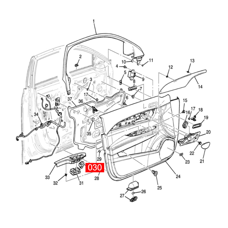 WXZOS 1PC L&R Power Outside Wing Mirror Switch for Cadillac CTS 2014-2019
