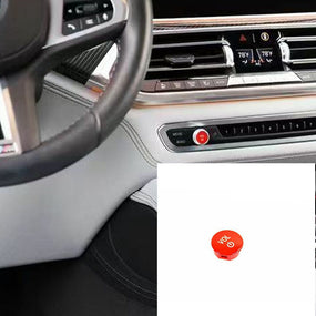 Red Volume Control Rotary Knob Cover Replace for BMW G80 M3 G82 G83 M4 2021-