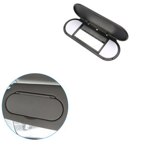 Black Front Sun Visor Sunshade Make-up Mirror for MINI Cooper F55 F56 2015-2021