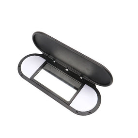 Black Front Sun Visor Sunshade Make-up Mirror for MINI Cooper F55 F56 2015-2021