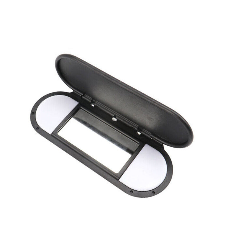 Black Front Sun Visor Sunshade Make-up Mirror for MINI Cooper F55 F56 2015-2021