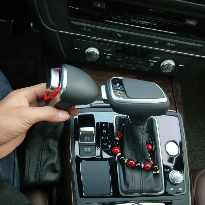 New Sale DIY Best Gear Shift Knob Dual Slot For Audi A5 A7 Q5