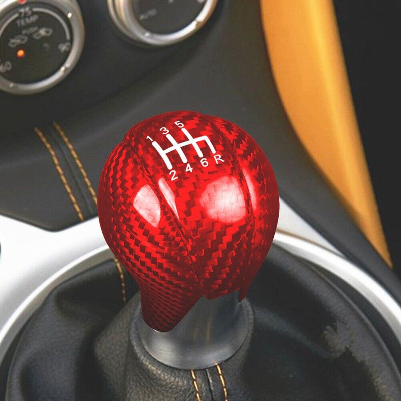 Genuine Carbon Fiber Gear Shift Knob Handle Cover Fit for Nissan 370Z 2009-2018
