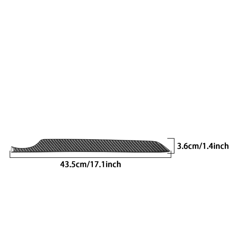 WXZOS Genuine Carbon Fiber ‌Passenger Side Dash Trim for Benz W206 C-class 2022-2024