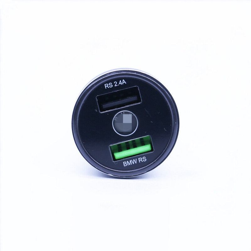 Dual USB Charger Socket Power Outlet Adapter for BMW