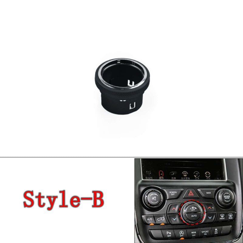 WXZOS Car A/C Temperature Fan Speed Control Knob for Jeep Grand Cherokee WK2 2014-2021