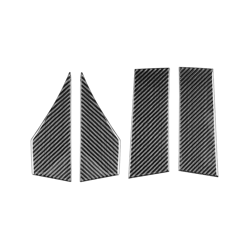 WXZOS Genuine Carbon Fiber Roof Side Rails Trim for Chevrolet Corvette C8 2020-2024