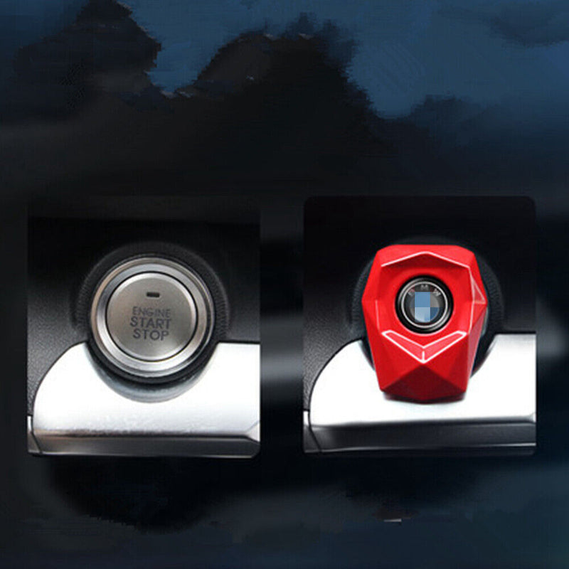 Red Engine Start Stop Button Switch Decor Trim Cover for BMW 3' 5' 6' 7 ' X5 X6