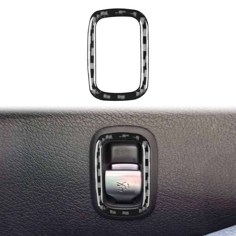 WXZOS Genuine Carbon Fiber Rear Trunk Switch Trim for Mercedes W206 C-class 2022-2024