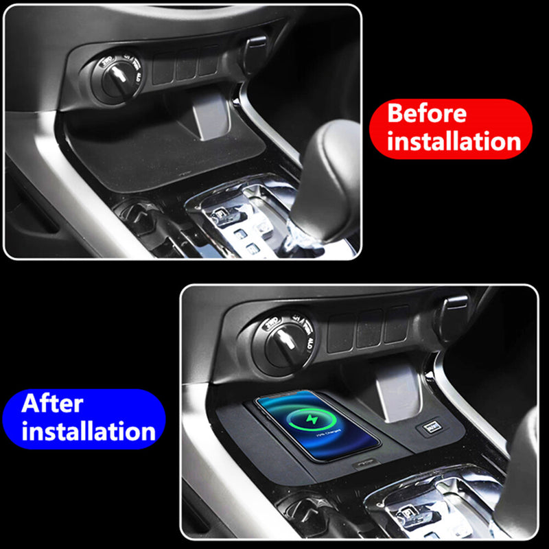 WXZOS Center Console Wireless Fast Charging Pad for Nissan Frontier 2022