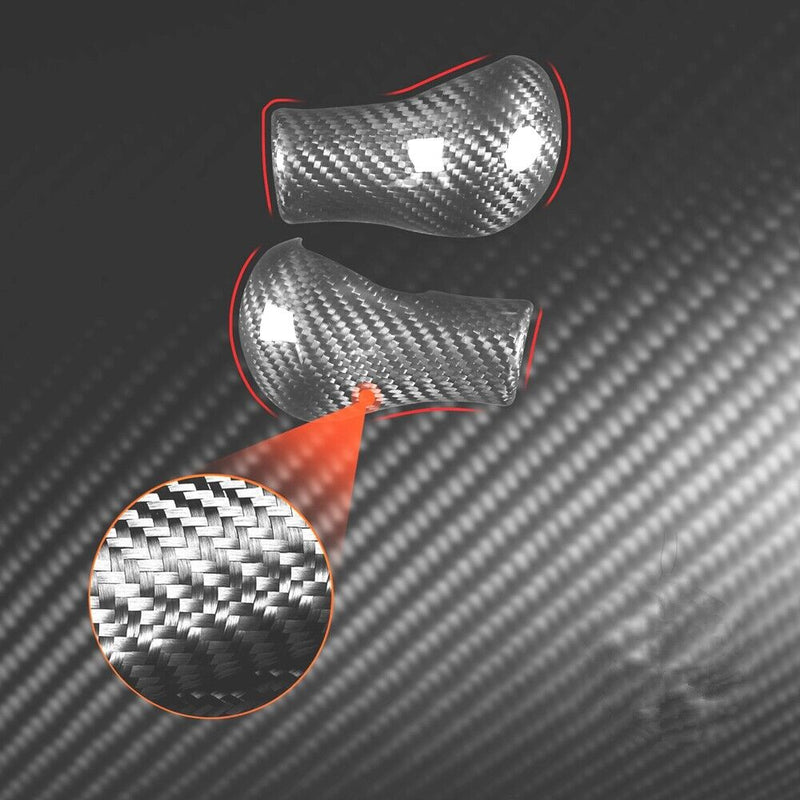 Genuine Carbon Fiber Gear Shift Knob Cover Fit for INFINITI G35 2007-2008
