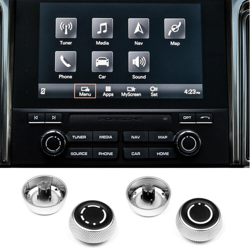 Sale Radio Volume Knob Button Cover Cap for Porsche Cayenne PCM 4.0 Host 2016-17