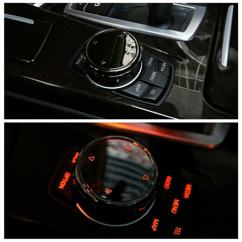 Ceramic Multimedia IDRIVE Button Knob Cover for BMW 2011-2013 X3 2010-2013 M5 M6