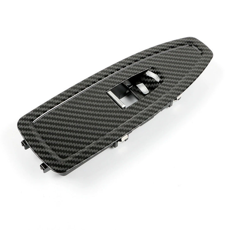 WXZOS Carbon Fiber Door Power Window Switch Panel for BMW F30 F31 F34 GT F80 2013-2018