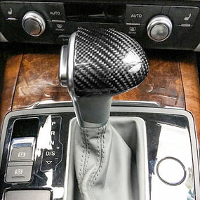 Carbon Fiber Gear Shift Knob Cover for Audi 2013-2015 A4 2012-2016 A5