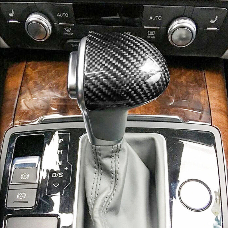 Carbon Fiber Gear Shift Knob Cover for Audi 2013-2015 A4 2012-2016 A5