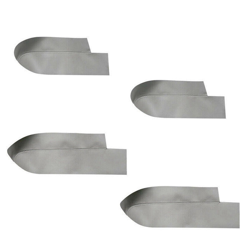 4Pcs Gray Door Armrest Panel Insert Leather Cover for Honda CR-V 2007-2011