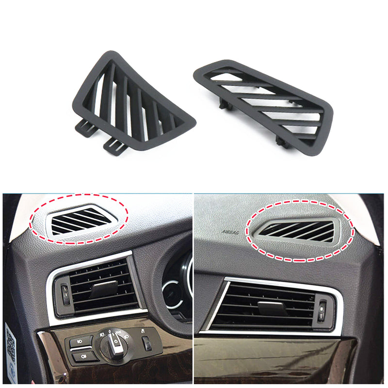 WXZOS Front Side Dashboard Air Vent Grille Frame for BMW F07 GT 5series 2010-2017