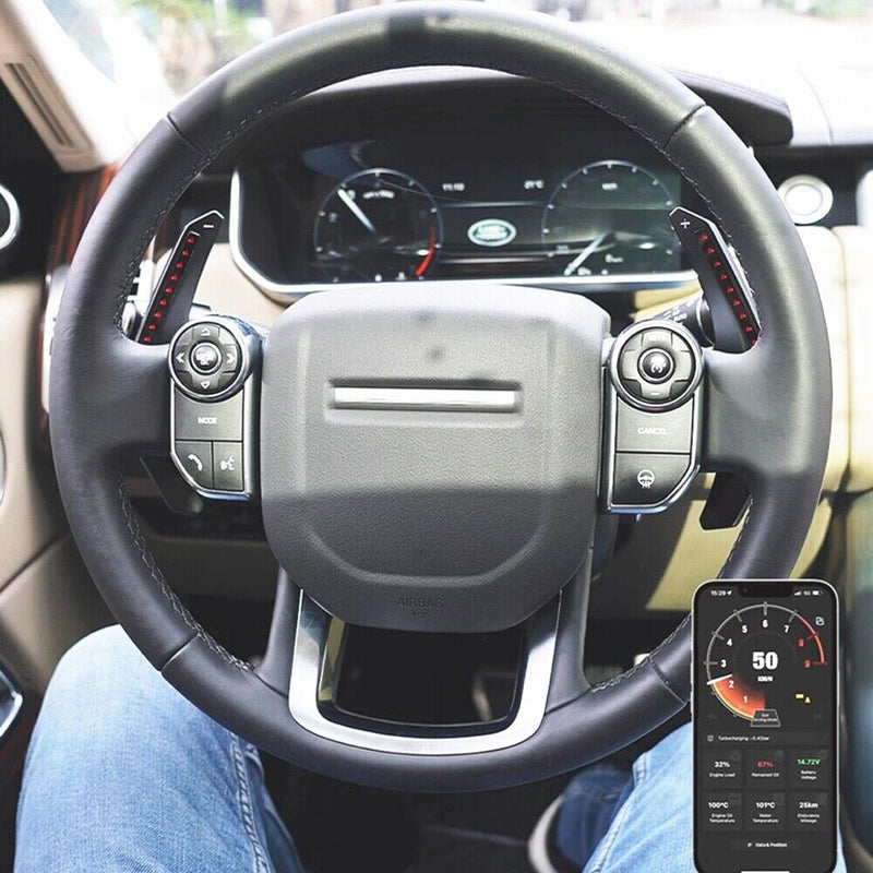Steering Wheel LED Shift Paddle Shifter for Land Rover Range Rover Velar 2014-22