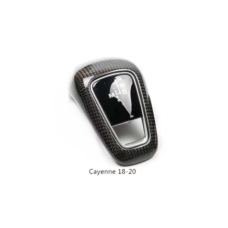 LHD Carbon fiber Gear Shift Knob Panel Sticker for Porsche 2018-2020 Cayenne