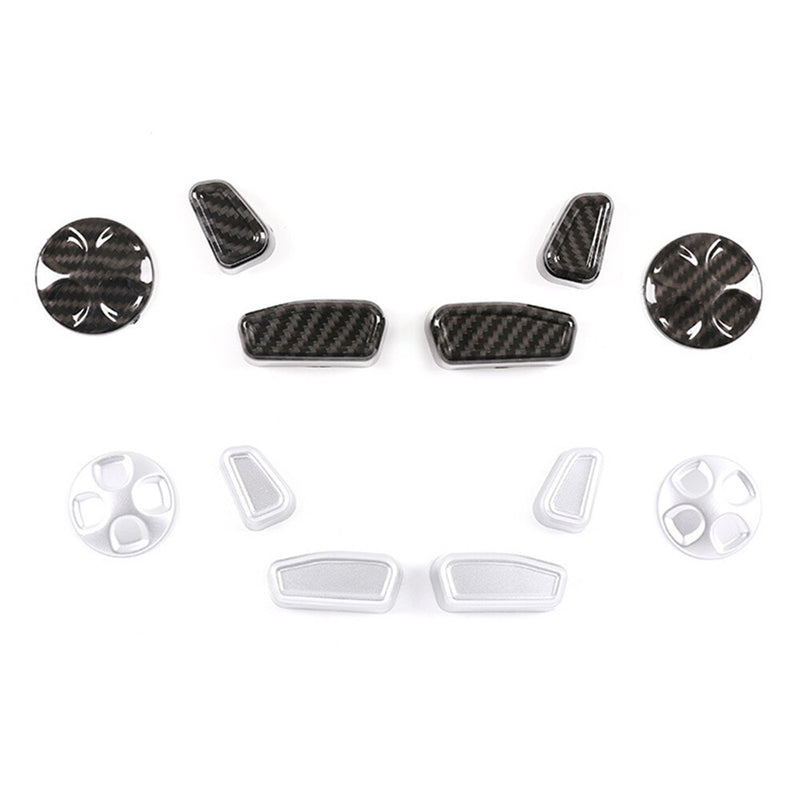 WXZOS 1SET Front Seat Adjustment Button Cover Trim for Maserati Levante 2016-2018