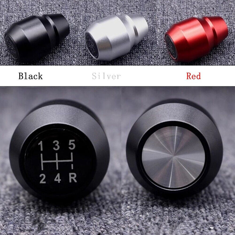 5Speed Aluminum Alloy Gear Shift Knob w/Gaitor Boot for Peugeot 307 2004-2012 MT