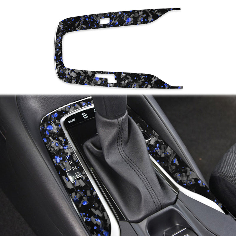 WXZOS Genuine Carbon Fiber Gear Shift Lever Panel Trim for Toyota Corolla 2019-2020