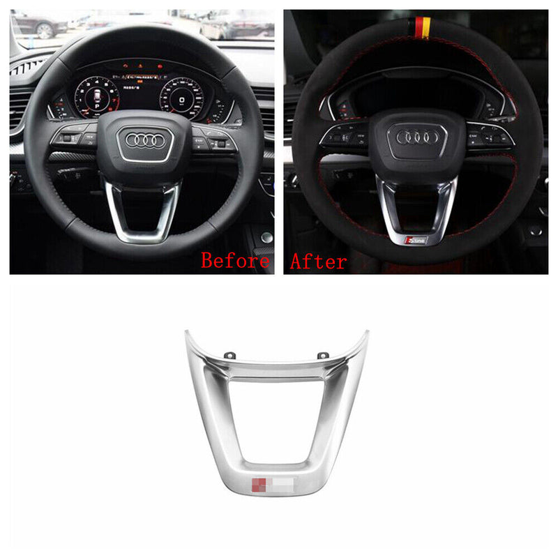 4M0419659C Round Steering Wheel Lower Trim U Shape Cover for Audi 2016-2019 Q7