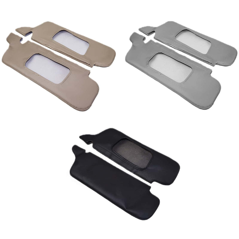 WXZOS 1PC PU Leather Sun Visor Protector Cover Trim for Ford Mustang 1994-2004