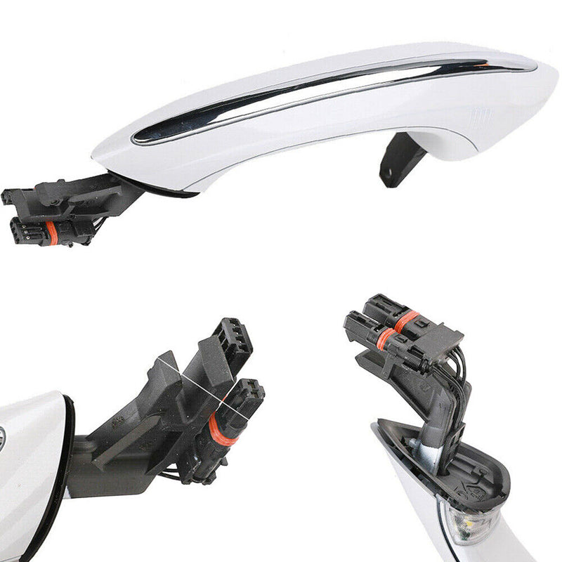 Comfort Access w/LED White Rear Right Exterior Door Handle for BMW F07 F10 F01