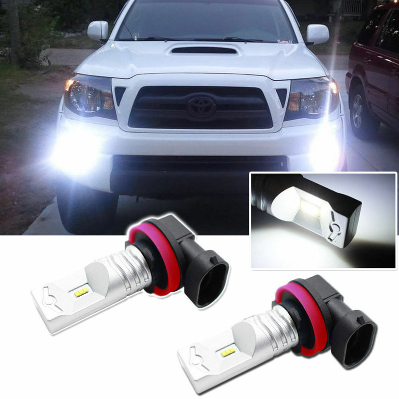 Best Sale 2Pcs LED Fog Lights Bulbs White For Toyota Tacoma 2012-2018