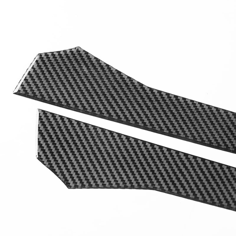WXZOS Genuine Carbon Fiber Front Intake Vents Trim for Chevrolet Corvette C8 2020-2024