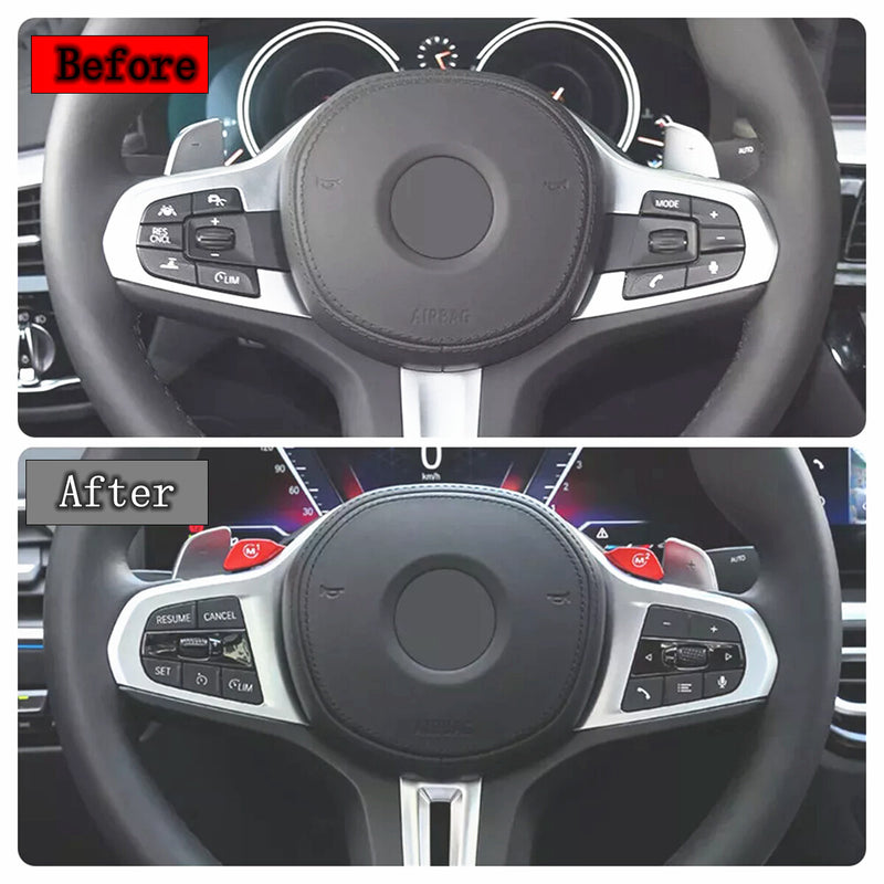 WXZOS 1SET Steering Wheel M1 M2 Driving Mode Switch Button for BMW G30 5series 2018-23