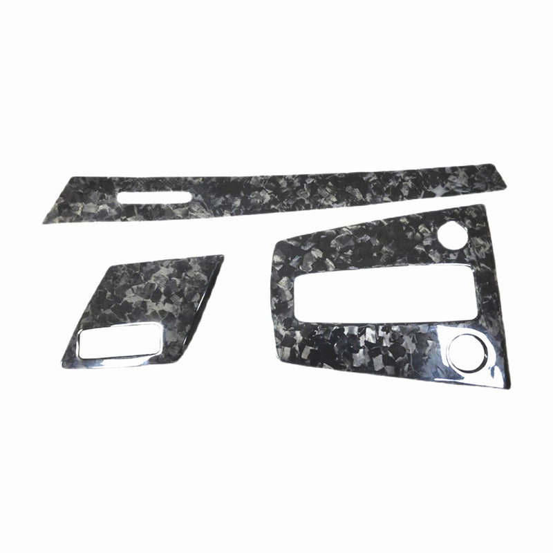 WXZOS Genuine Carbon Fiber Center Console Shift Lever Trim for Audi A3 S3 2021-2023