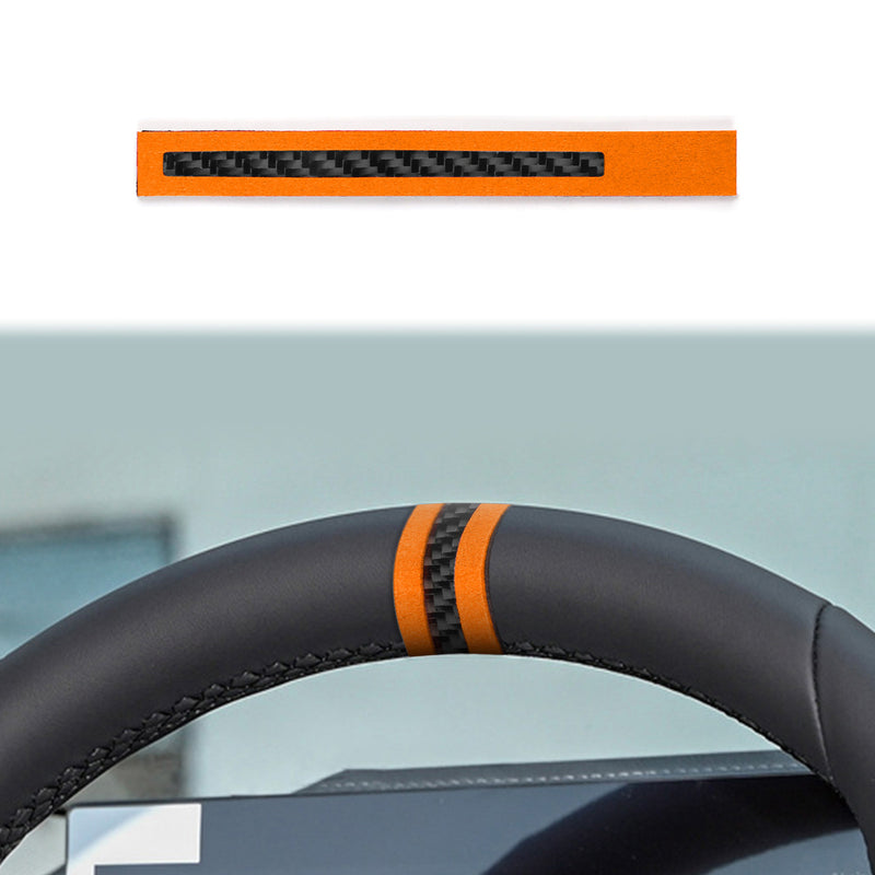 WXZOS Carbon Fiber Steering Wheel Centering Mark for BMW X1 E84 F48 U11 2009-2025
