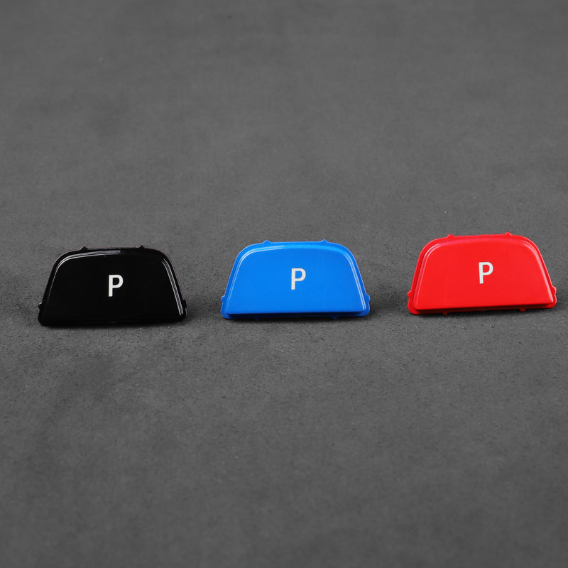 WXZOS Gear Shift Knob Lever P Key Button Cover for BMW 7 Series F01 F02 2008-2014