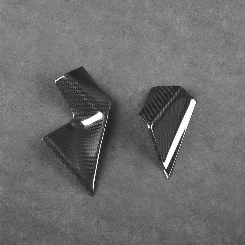 WXZOS Genuine Carbon Fiber Dashboard LCD Screen Trim for BMW 3Series G20 G21 2023-2025