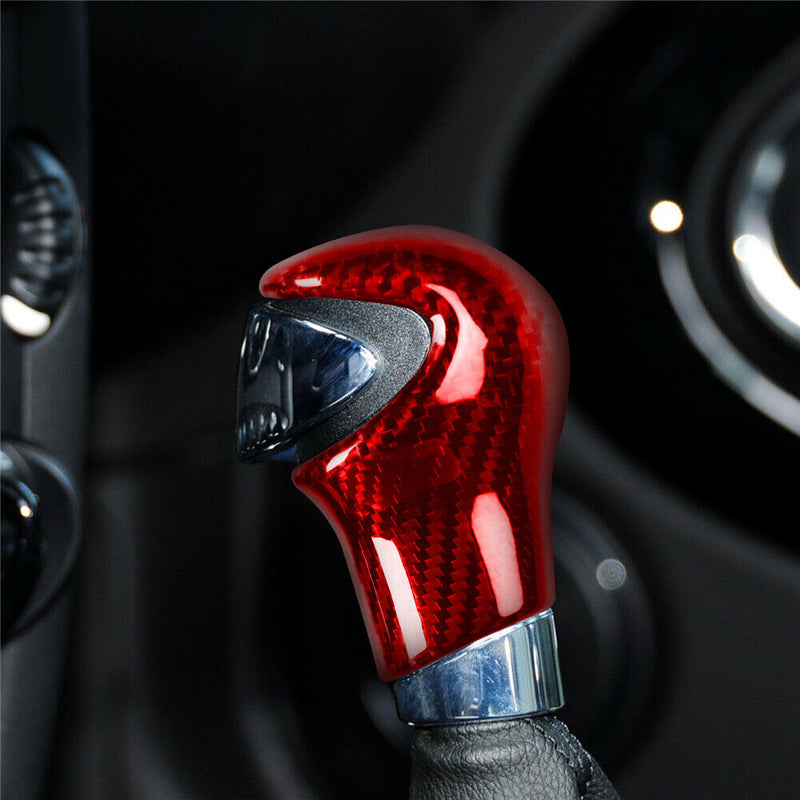Carbon Fiber Gear Shift Knob Cover Trim for Mini Cooper R58 R59 R60/61 2011-2015