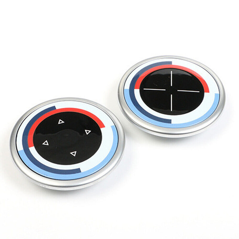 Car 7 Button CIC IDrive Multi-Media Knob Cover for BMW 5Series F07/10/11 2010-15