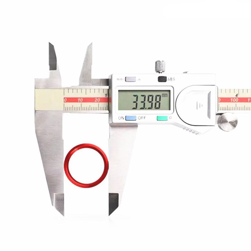 Anello Coperchio Pulsante Rosso Interruttore Motore Start Stop per Audi A3 A4...