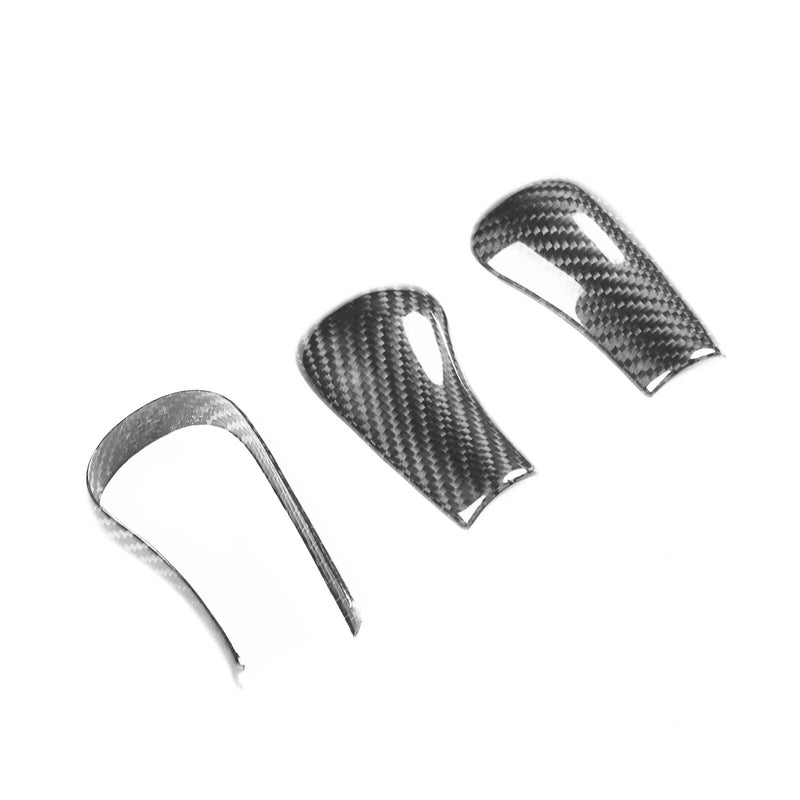 Genuine Carbon Fiber Gear Shift Knob Handle Cover Fit for Nissan GT-R 1989-2002
