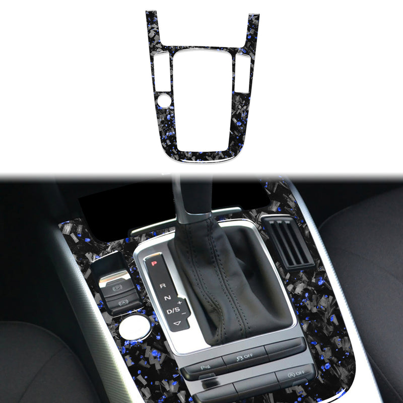 WXZOS Genuine Carbon Fiber Gear Shift Lever Panel Trim for Audi A5 S5 RS5 2013-2016