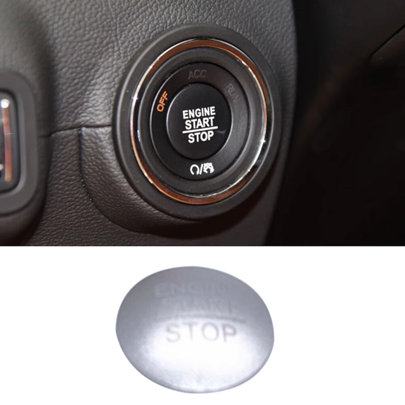 WXZOS 1PC Alloy Ignition Start/Stop Switch Btuton Cover for Maserati Levante 2016-21