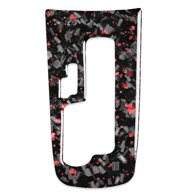 WXZOS Genuine Carbon Fiber Gear Shift Lever Panel Trim for Chevrolet Cruze 2009-2015