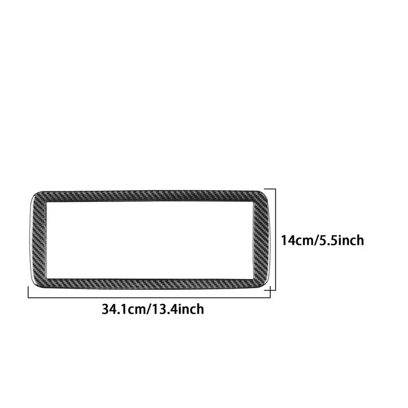WXZOS Carbon Fiber Instrument Cluster Display Screen Trim for Benz W254 GLC 2023-2024