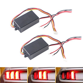 DIY Dynamic Turn Signal Light Chase Flash Module Boxes w/3 Step Sequential
